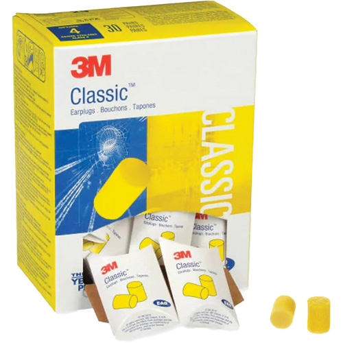 Bouchons d'oreilles E-A-R Classic, Paire - ensemble coussins Action Paper