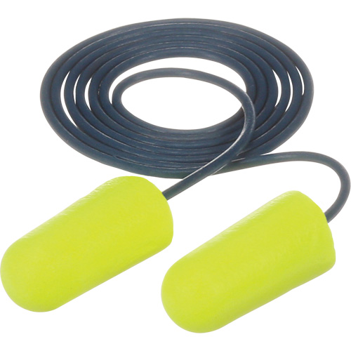 Bouchons d'oreilles d&eacute;tectables E-A-Rsoft, Avec cordon, R&eacute;gulier, Vrac - Sac en poly, NRR dB 32 Action Paper