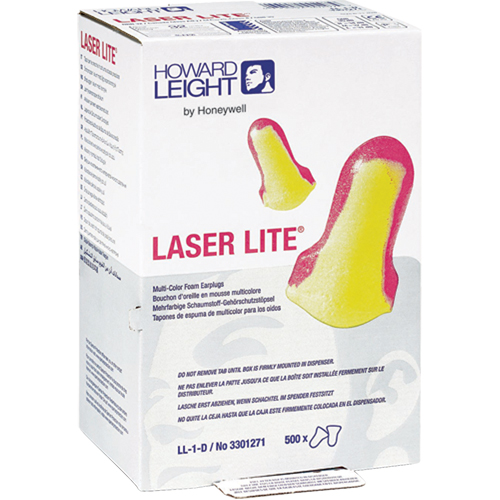 Bouchons d'oreilles Laser Lite de Howard Leight, Vrac - Boîte Action Paper