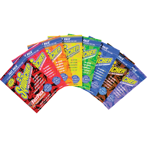 Sqwincher&reg; Boisson de r&eacute;hydratation Fast Pack, Emballage-portion, Limonade Action Paper