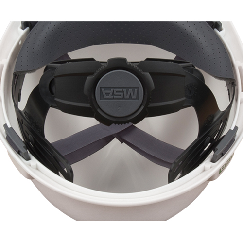 Casques de protection V-Gard - Suspensions Fas-Trac, R&eacute;pond aux normes CSA type 1, Suspension Rochet, Non ventil&eacute; Action Paper