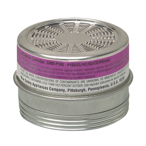 Cartouches pour respirateurs Comfo, Cartouche gaz/vapeur, Gaz acide/P100 Action Paper