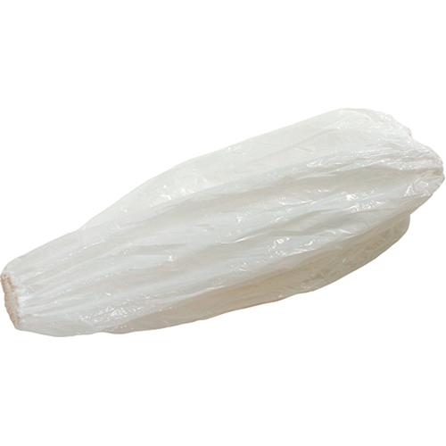 Disposable Sleeves, 18" long, Polyethylene, White Action Paper