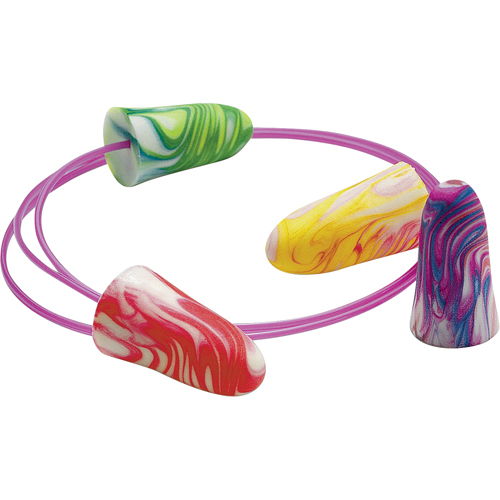 SparkPlugs&reg; Foam Earplugs, Bulk - Box, Corded Action Paper