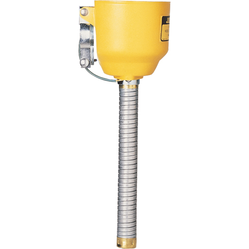 Bidons s&eacute;curitaires de type I - entonnoir viss&eacute; a/boyau galvanise&eacute; Action Paper
