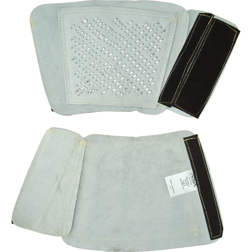 PROTEGE-BRAS,CUIR/ACIER7" LONG, UNIVERSEL,PAIRE, Cuir Action Paper