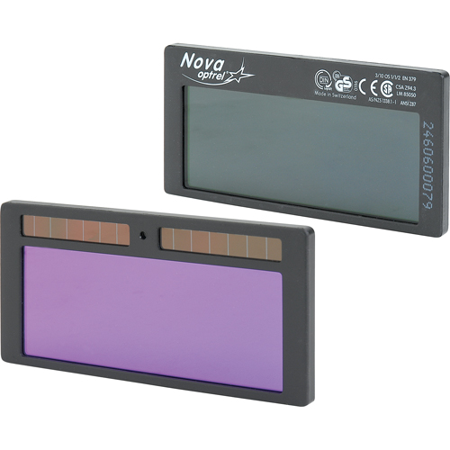 Nova Auto-Darkening Filters, 2" W x 4-1/4" H Viewing Area, For Use With nova Action Paper