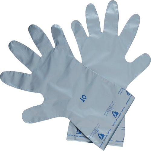 Gants Silver Shield s&eacute;rie 4H de North, Taille 6/T-petit, 14,5" lo, EVOH/Poly&eacute;thyl&egrave;ne, 2,7 mil Action Paper