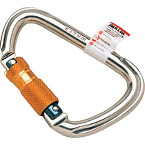 Miller&reg; Carabiners, Aluminum, 401 lbs Capacity Action Paper
