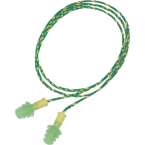 Bouchons d'oreilles Fusion de Howard Leight, Vrac - Boîte, Petit, Avec cordon Action Paper