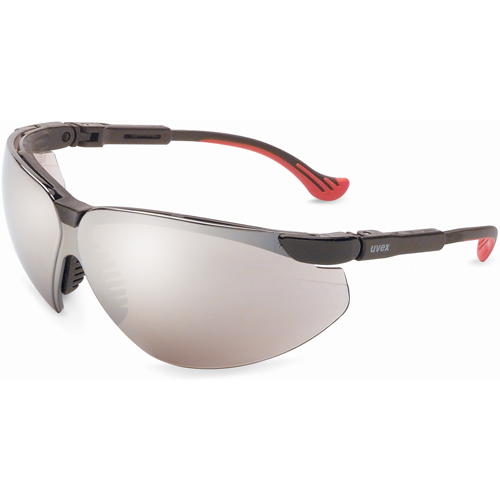 Lunettes de s&eacute;curit&eacute; Uvex Genesis XC, Lentille Miroir, Anti-&eacute;gratignures, R&eacute;pond ou surpasse la norme CSA Z94.3 Action Paper