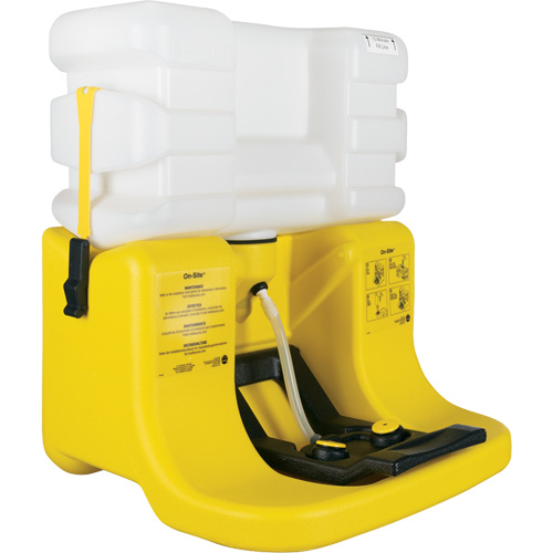 On-Site&reg; Eyewash Station, Gravity-Fed, 7 gal. Capacity, Meets ANSI Z358.1 Action Paper