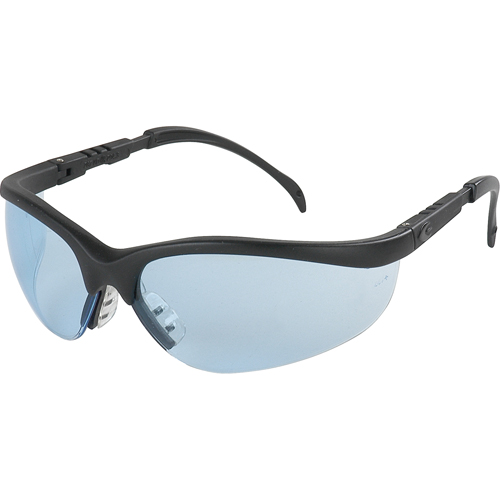 Lunettes de s&eacute;curit&eacute; Klondike, Lentille Bleu p&acirc;le, Anti-&eacute;gratignures, R&eacute;pond ou surpasse la norme CSA Z94.3 Action Paper