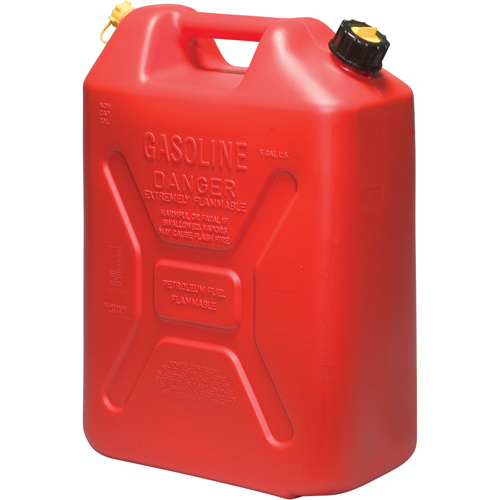 Jerry Cans, 5.3 US gal./20.06 L, Red, CSA Compliant/ULC Action Paper