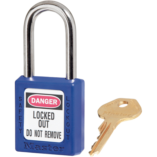 Cadenas Zenex, Cadenas de s&eacute;curit&eacute;, Cl&eacute;s diff&eacute;rentes, Thermoplastique, Largeur de 1-1/2" Action Paper