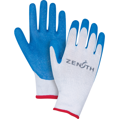Gants enduits tricot&eacute; sans couture en caoutchouc naturel, 10/T-Grand, R&ecirc;vetement Latex de caoutchouc, Calibre 10, Enveloppe en Polyester/Coton Action Paper