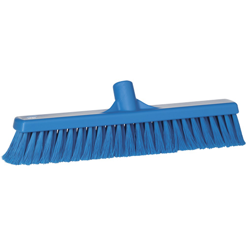 Food Hygiene Broom, 15.7"x2", Polypropylene, Blue Action Paper