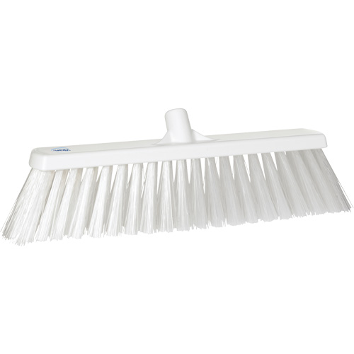 Large Particle Push Broom Head, 2-1/2", Polyester, White Action Paper