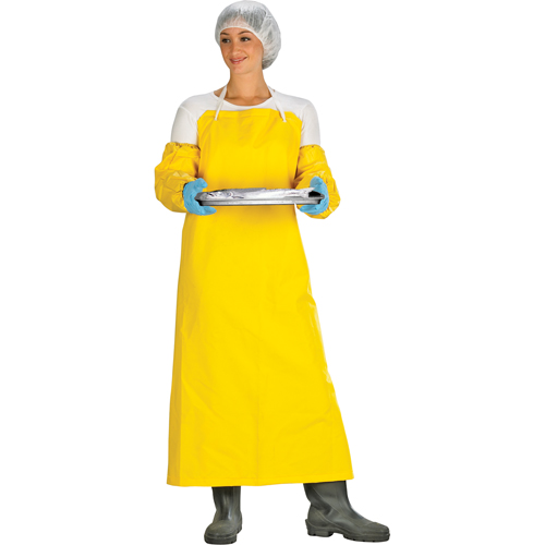 Flame Resistant PVC On Polyester Aprons Action Paper