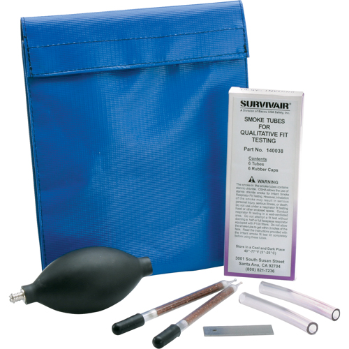 Trousse d'essai d'ajustement - Trousses d'essai d'ajustement pour irritant, Qualitatif, Solution Fum&eacute;e Action Paper