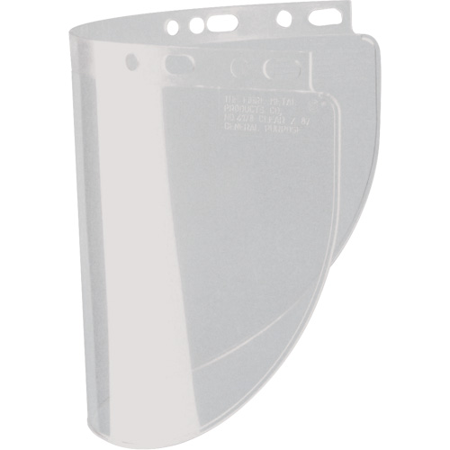 High Performance&reg; Faceshield, Propionate, Clear Tint Action Paper