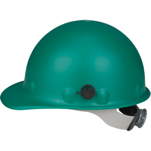 Fibre-Metal&reg; Roughneck P2 Cap-Style Hardhat with Heat Resistant Shell, Meets CSA Type 1, Ratchet Suspension, Non-Vented Action Paper