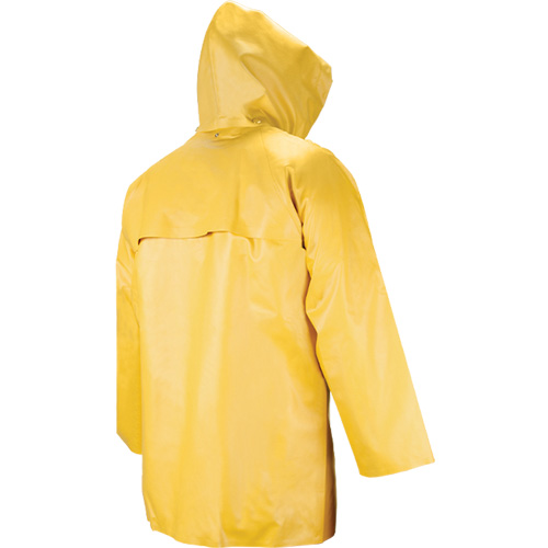Neo-Slick Chemical & Acid Resistant Rain Jacket, 5X-Large, Yellow, Neoprene Action Paper