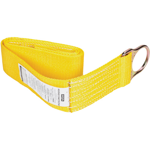Anchorage Connector Straps, D-Ring, Temporary Use Action Paper