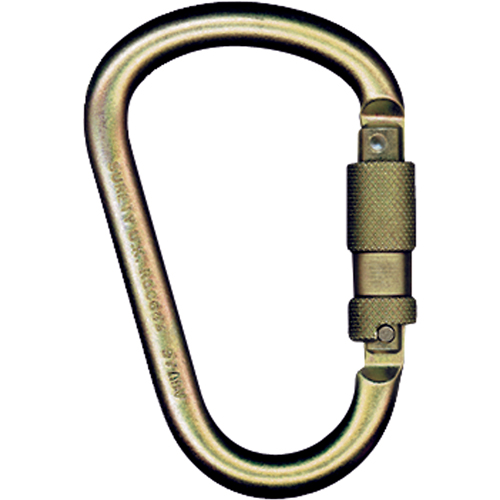 Carabiners, Steel, 5000 lbs Capacity Action Paper