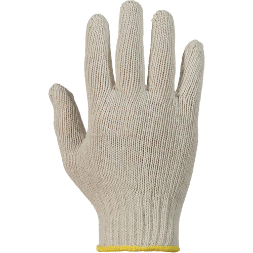 Sure Knit SQ String Knit Gloves, Poly/Cotton, 7 Gauge, X-Small Action Paper