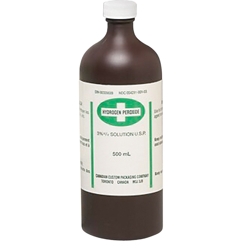 Hydrogen Peroxide, Liquid, Antiseptic Action Paper