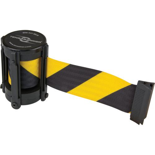 Replacement Cassettes For Advance, Outdoor & StowAway&reg; TensaBarrier&reg;, 7.5', Yellow Tape Action Paper
