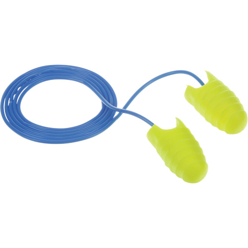 Bouchons d'oreilles avec anneaux de retenue E-A-Rsoft, Vrac - Sac en poly, Grand, Avec cordon Action Paper