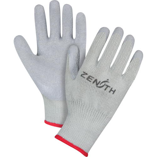 Gants enduits &agrave; doublure confortable en caoutchouc naturel, 9/Grand, R&ecirc;vetement Latex de caoutchouc, Calibre 10, Enveloppe en Polyester/Coton Action Paper