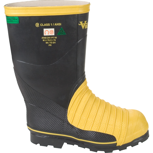 Miner 49er Professional Mining Boots, Rubber, Steel Toe, Size 7 Action Paper