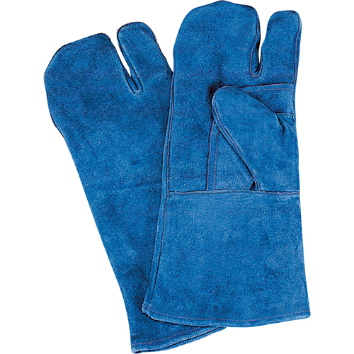 Gants de soudage &agrave; pouce & paume doubles, Cuir de vache refendu, Taille Grand Action Paper