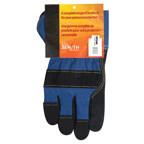 Gants d'ajusteur doubl&eacute;s pour l'hiver &agrave; chaleur sup&eacute;rieure, T-Grand, Paume en Cuir de vache refendu, Doublure en Thinsulate Action Paper