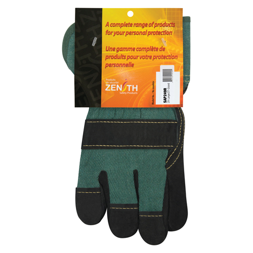 Gants d'ajusteur doubl&eacute;s pour l'hiver &agrave; chaleur sup&eacute;rieure, 2T-Grand, Paume en Cuir de vache refendu, Doublure en Thinsulate Action Paper