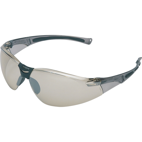 Uvex&reg; A800 Series Safety Glasses, Silver Lens, Anti-Scratch, ANSI Z87+ Action Paper