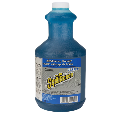 Sqwincher&reg; Rehydration Drink, Concentrate, Mixed Berry Action Paper