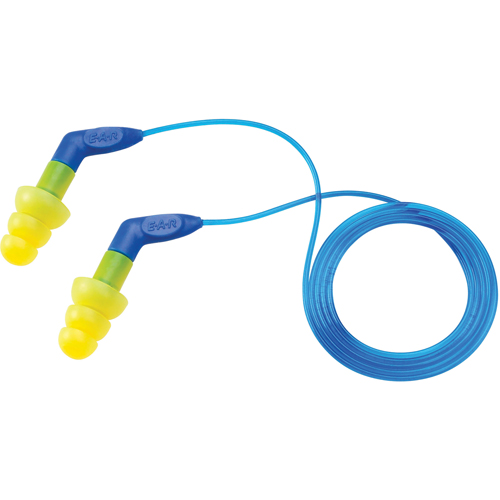 E-A-R UltraFit Reusable Earplugs, Corded, Bulk - Polybag, 27 dB NRR, One-Size Action Paper