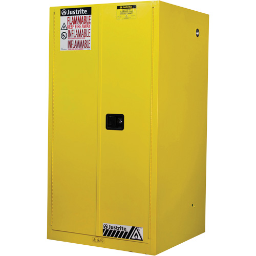 Armoires Sure-Grip EX pour produits inflammables, 60 gal., 2 Porte(s), 34" La x 65" h x 34" p Action Paper