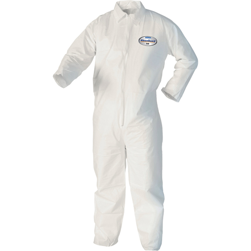 Kleenguard A40 Coveralls, X-Large, White, Microporous Action Paper