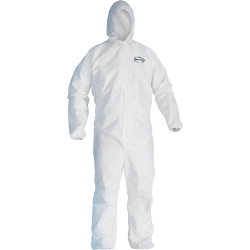 Kleenguard A40 Coveralls, Medium, White, Microporous Action Paper