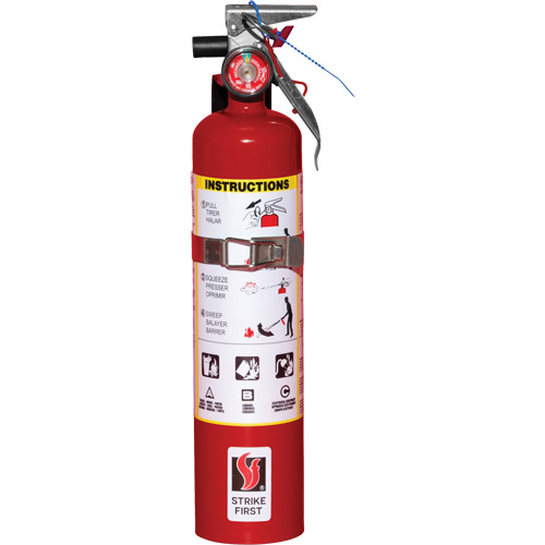 Extincteur d'incendie, ABC, Capacit&eacute; 2,5 lb Action Paper
