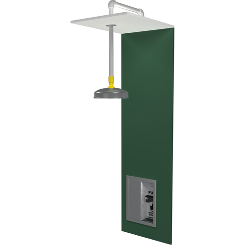 Barrier Free Recess-Mounted Emergency Shower Stations, Wall-Mount Action Paper