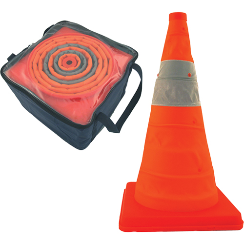 Pack & PopCollapsible Cones, 28" H, Orange Action Paper