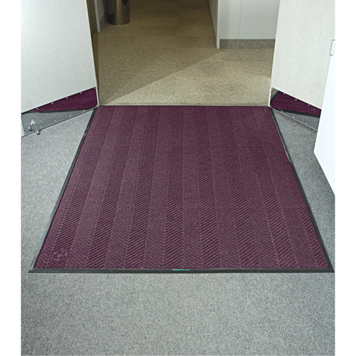 Tapis Waterhog Eco Elite, Essuie-pieds/grattoir, 3' x 20' x 3/8", Marron Action Paper