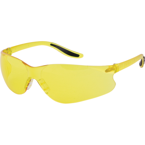 Z500 Series Safety Glasses, Amber Lens, Anti-Scratch, ANSI Z87+/Meets/Exceeds CSA Z94.3 Action Paper