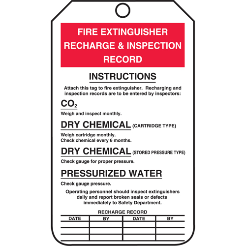 &eacute;tiquettes de s&eacute;curit&eacute; d'inspection et de contr&ocirc;le de l'&eacute;tat de l'&eacute;quipement, Plastique, 3-3/8" la x 5-7/8" h, Anglais Action Paper
